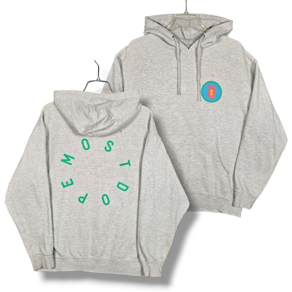 Mac Miller Most Dope Hoodie Mens‎ Large Gray Heart Hip Hop Early Era Sweatshirt